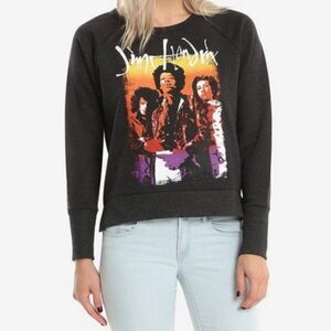 Jimi Hendrix Album Charcoal Gray Pullover Sweatshirt Size S